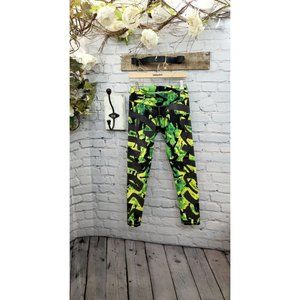 Fiber Colombian Compression Leggings Athletic Pants One Size